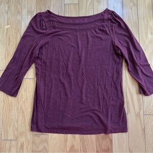 Loft women’s 3/4 sleeve tee, size L